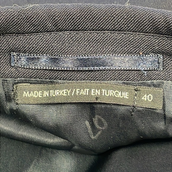 Club Monaco Navy Blue Blazer Suit Jacket Wool Mens Sz 40 - Picture 5 of 14